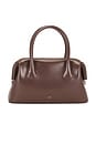 view 1 of 5 SAC PORTÉ ÉPAULE BOAT in Choco Brown