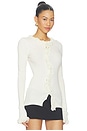 view 2 of 4 Cecilia Seamless Cardigan in Pristine