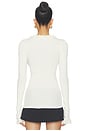view 4 of 4 Cecilia Seamless Cardigan in Pristine
