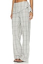 view 4 of 6 Rafaella Trousers in Checkered Grey