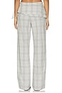 view 5 of 6 Rafaella Trousers in Checkered Grey