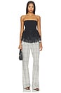 view 6 of 6 Rafaella Trousers in Checkered Grey