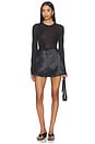 view 5 of 6 Ellis Mini Skirt in Black