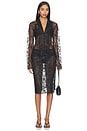 view 5 of 6 FALDA ALBA in Black