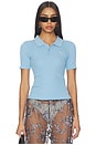 view 1 of 5 Elia Seamless Polo in Blue