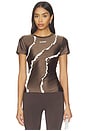view 1 of 5 Coleen Top in Brown