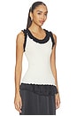 view 2 of 4 Rosalie Seamless Top in White