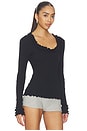 view 2 of 4 Rosie Seamless Top in Black