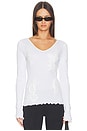 view 1 of 5 Elva Seamless Top in White