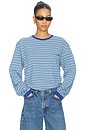 view 1 of 5 CAMISETA UNISEX NEO in Blue Stripes