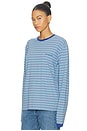 view 2 of 5 CAMISETA UNISEX NEO in Blue Stripes