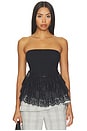 view 1 of 5 Eloisa Seamless Top in Black