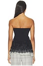 view 4 of 5 Eloisa Seamless Top in Black