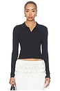view 1 of 5 Aria Seamless Top in Black