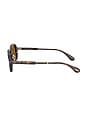 view 4 of 4 Rectangular Sunglasses in Brown