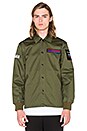 view 2 of 5 Symphony Patch Coach Jacket in Army Green Multi
