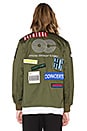 view 4 of 5 Symphony Patch Coach Jacket in Army Green Multi