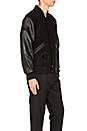 view 3 of 5 OC Varsity Jacket in Tonal Black