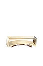 view 2 of 2 Geometric Gold Plated Metal Barrette in 