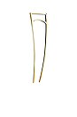 view 2 of 2 Geometric Gold Plated Metal Hair Stick in 