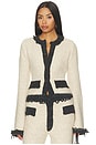 view 1 of 4 The Boucle Lounge Jacket in Heather Grey & Antique Cream