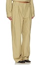view 4 of 7 PANTALON THE WORKWEAR in Tan & Black Plaid