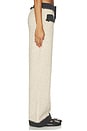 view 5 of 7 PANTALON RELAX THE BOUCLÉ in Heather Grey & Antique Cream