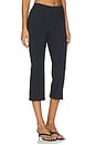 view 2 of 6 Basic Capri Knit Pant in Black