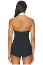 view 4 of 4 Le Cinema Bustier in Antique Tan & Black