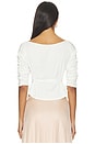 view 4 of 4 The Decolletage Tee in White