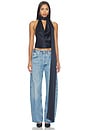 view 1 of 3 Cowl Neck Halter Top in Midnight Blue