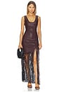 view 1 of 3 Adria Dress in Burgundy