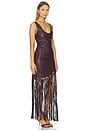 view 2 of 3 Adria Dress in Burgundy