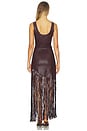 view 3 of 3 Adria Dress in Burgundy