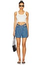 view 5 of 6 Nara Shorts in Light Blue