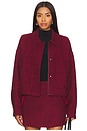 view 1 of 6 Natasha Jacket in Burgundy