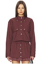 view 1 of 4 x REVOLVE Ayla Jacket in Burgundy