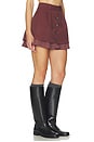 view 2 of 6 x REVOLVE Stacey Skirt in Burgundy
