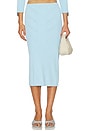 view 1 of 6 Lux Skirt in Light Blue