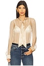 view 1 of 4 Crystal Top in Tan