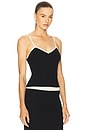 view 2 of 4 Steph Top in Cream in Black