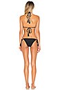 view 3 of 3 Side Tie Bikini Set in Black