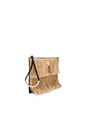 view 3 of 4 Fringe Clutch in Natural