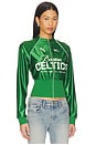 view 2 of 5 УКОРОЧЕННАЯ СПОРТИВНАЯ КУРТКА BOSTON CELTICS in Green