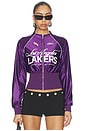 view 1 of 7 CHAQUETA DE CHÁNDAL RECORTADA LA LAKERS in Purple