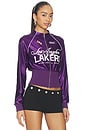 view 3 of 7 CHAQUETA DE CHÁNDAL RECORTADA LA LAKERS in Purple