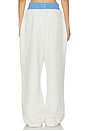 view 4 of 6 Layered Wide Pant in Grey