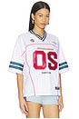view 2 of 6 TOP UNISEXE BOXY INDIANA FEVER in White