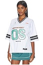 view 4 of 6 New York Liberty Unisex Boxy Top in White