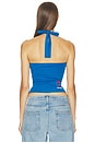 view 4 of 4 Chicago Cubs Ruched Halter Top in Chicago Cubs